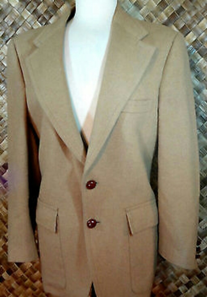 STEVENS TAILOR HABERDASHER mens Camel Hair Jacket